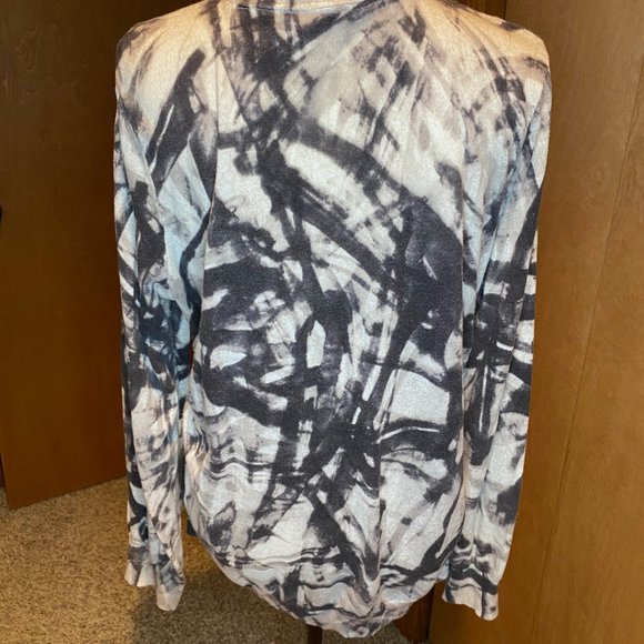 Abstract Print Cardigan - Picture 2 of 5